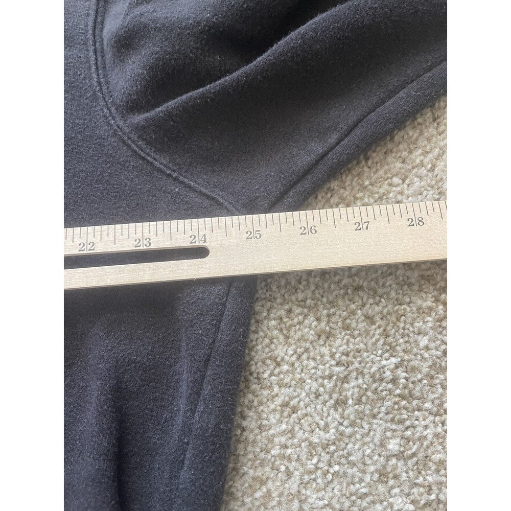 North Face Hoodie Men’s Medium Black Long Sleeve Graphic Logo Sweatshirt - Picture 4 of 7